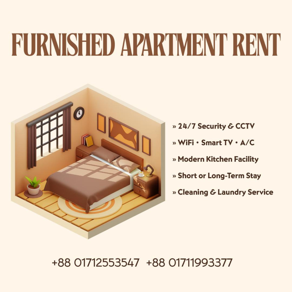 Premium Serviced Apartments for Rent in Bashundhara R/A